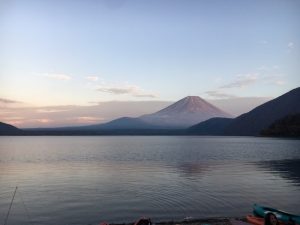 浩庵キャンプ場からの富士山