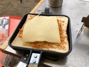 チーズベビースターホットサンドの作り方③