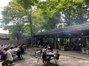 清水公園のバーベキューコーナー