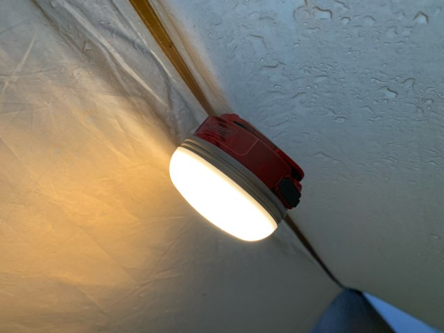 テントのハンギングeライト